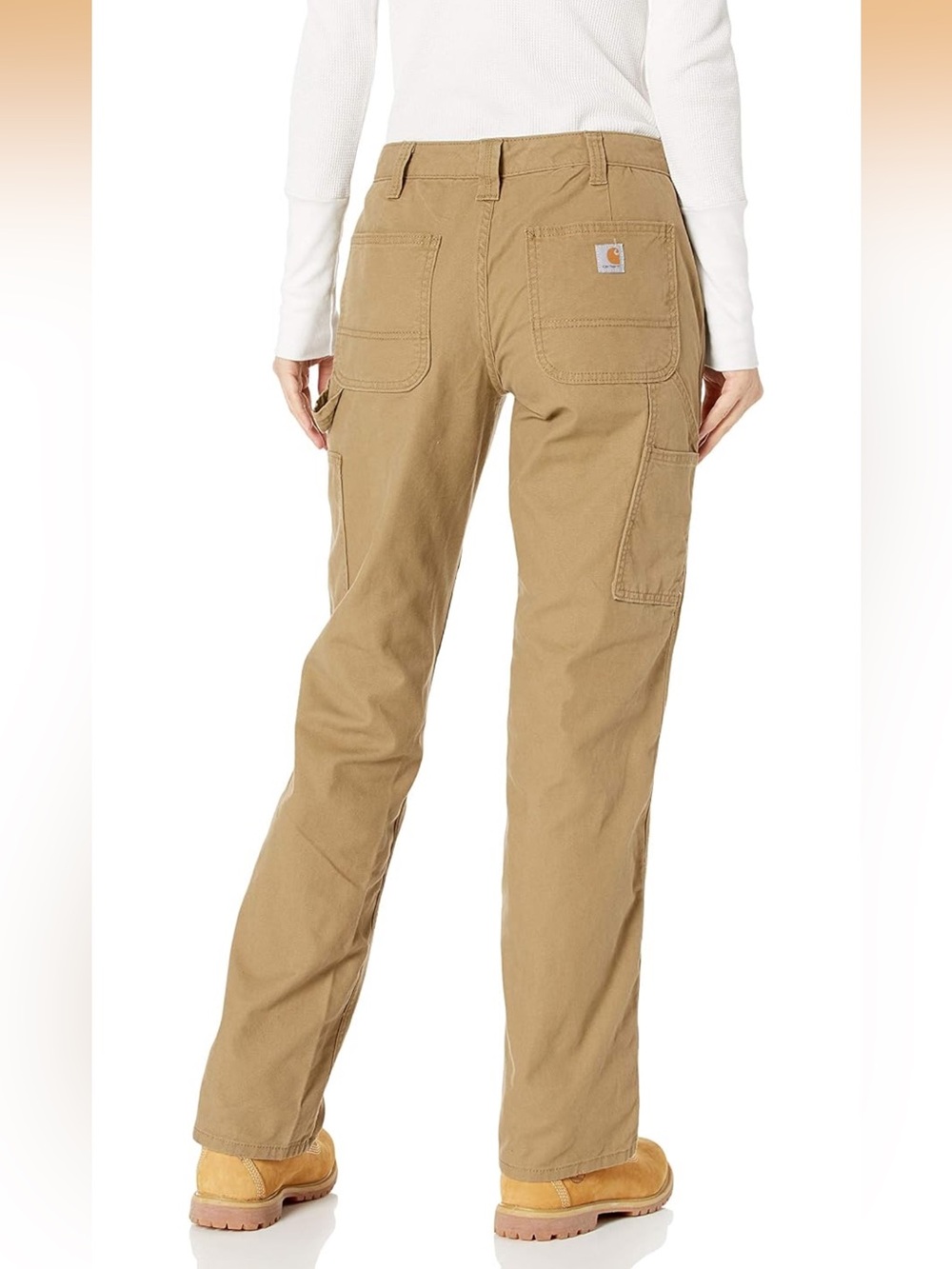 NWT Carhartt WOMEN'S RUGGED FLEX® LOOSE FIT CANVAS WORK PANT